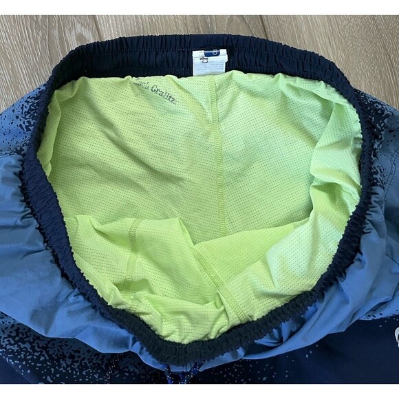 Fabletics “The Swim Trunk” 5” Inseam Elemental Blue Spraydient Mens Size Small - Picture 8 of 8